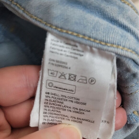 Light Blue Denim Skinny Ankle Jeggings Jeans Womens Size 29 - Picture 4 of 10